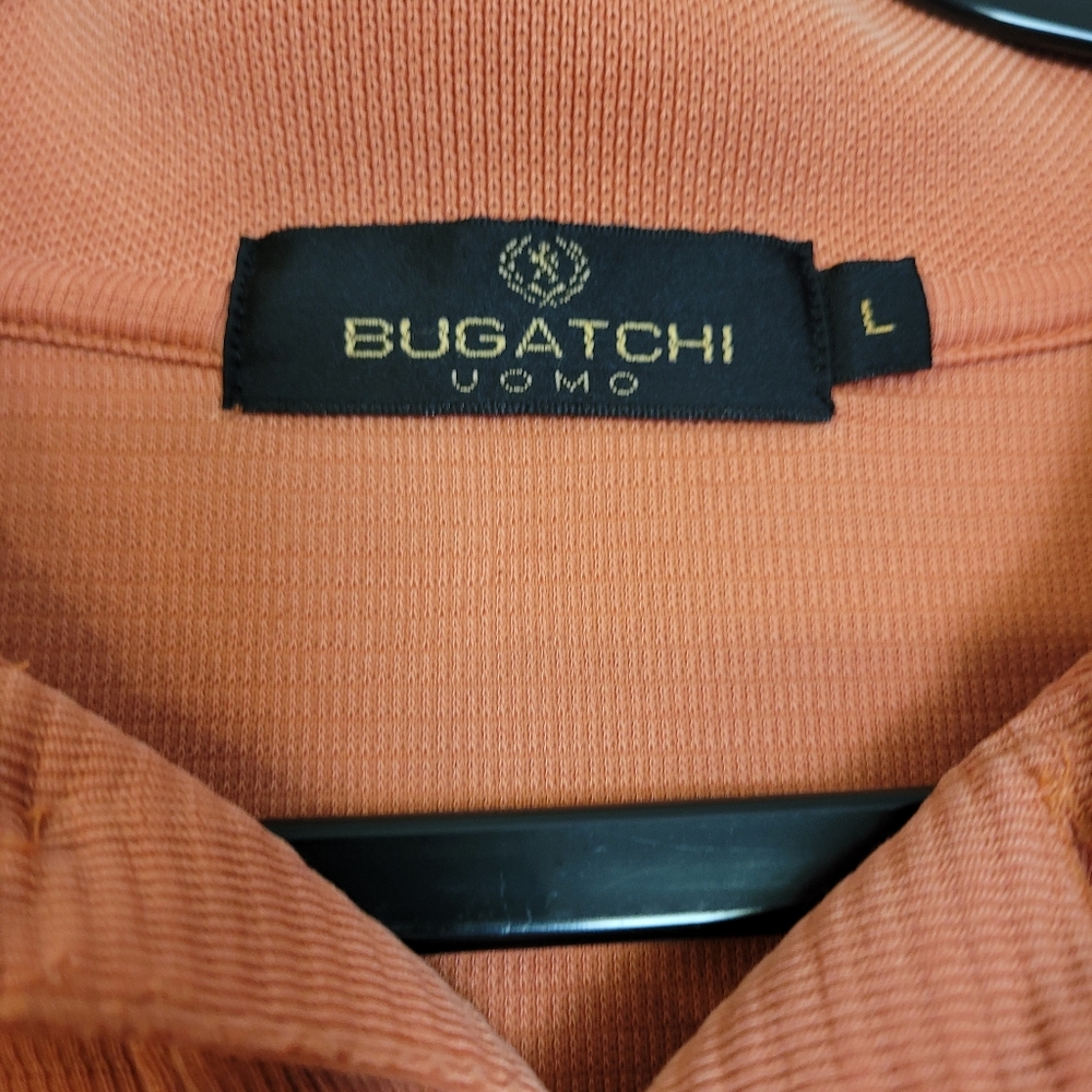 Bugatchi Uomo Golf Shirt Size Large - Picture 5 of 6
